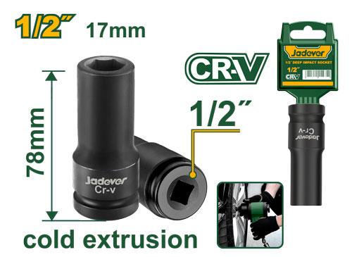 Douille à choc profonde 1/2"