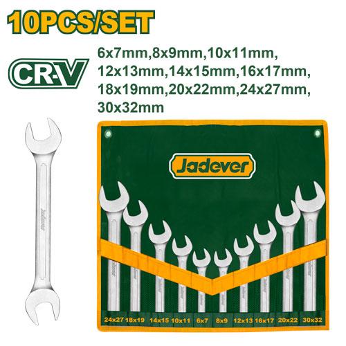 10Pcs double open end spanner set