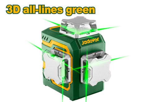 Niveau Laser À Nivellement Automatique À Faisceau Vert 3D