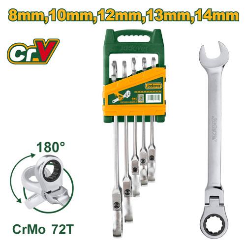 Ensemble De Clés À Cliquet Flexibles De 5 Pièces