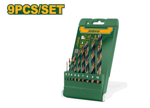 Ensemble De Forets Hélicoïdaux Hss De 9 Pièces