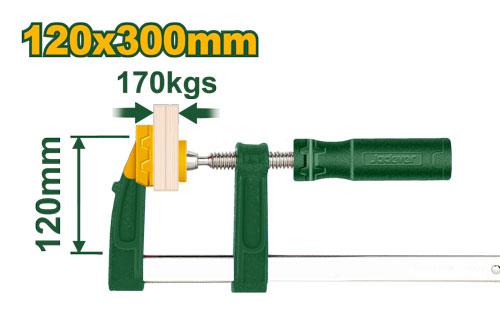 Pince en F avec poignée en plastique 