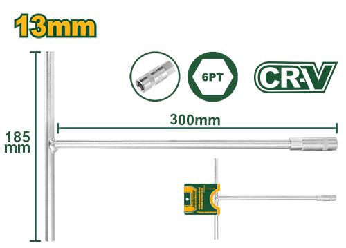 Clé à douille à poignée en T