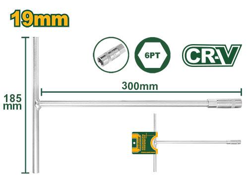 Clé à douille à poignée en T
