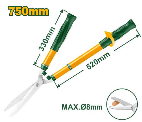 Cisaille à haie télescopique